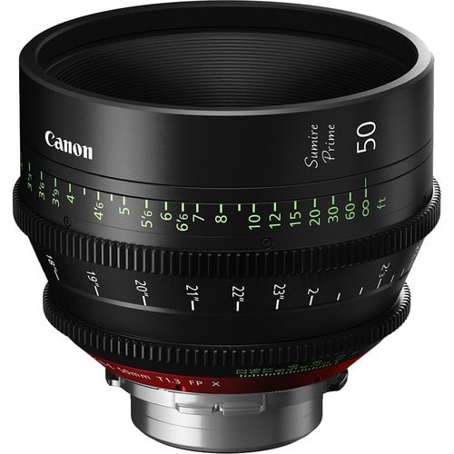 Canon 50mm Sumire Prime T1.3 (PL Mount, Feet)