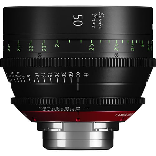Canon 50mm Sumire Prime T1.3 (PL Mount, Feet)